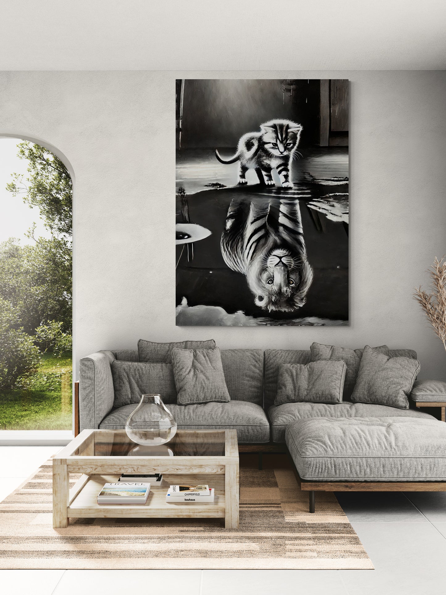 Anima da Leone – Arte Motivazionale su Tela