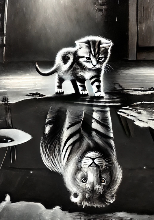 Anima da Leone – Arte Motivazionale su Tela