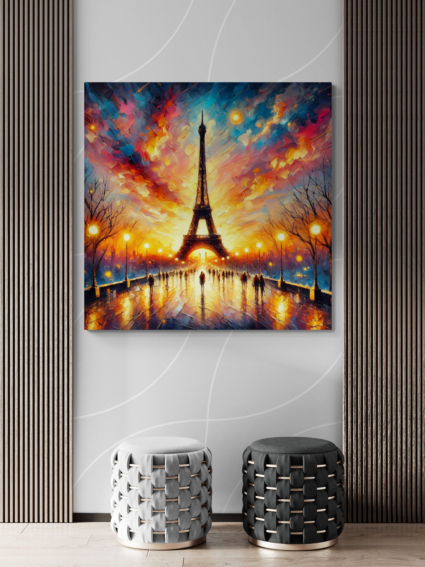 Luce su Parigi – Torre Eiffel tra Colori e Emozi